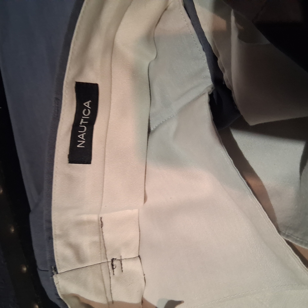 Nautica Men's Dress Pants - Blue and White